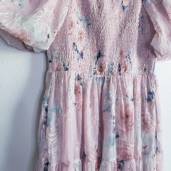 Baltic Born Annabeth Midi Dress Midi Floral New Without Tags - Picture 8 of 10